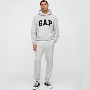 GAP Light Gray Men’s Hoodie and Joggers Set MSRP $100 Size S